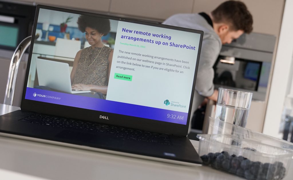 digital signage at home