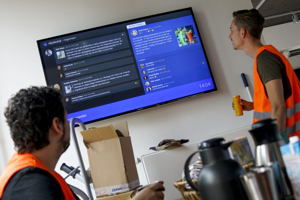 communiceren met non-desk werknemers