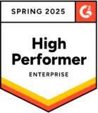 Employee Communications Software High Performer Enterprise G2 Badge